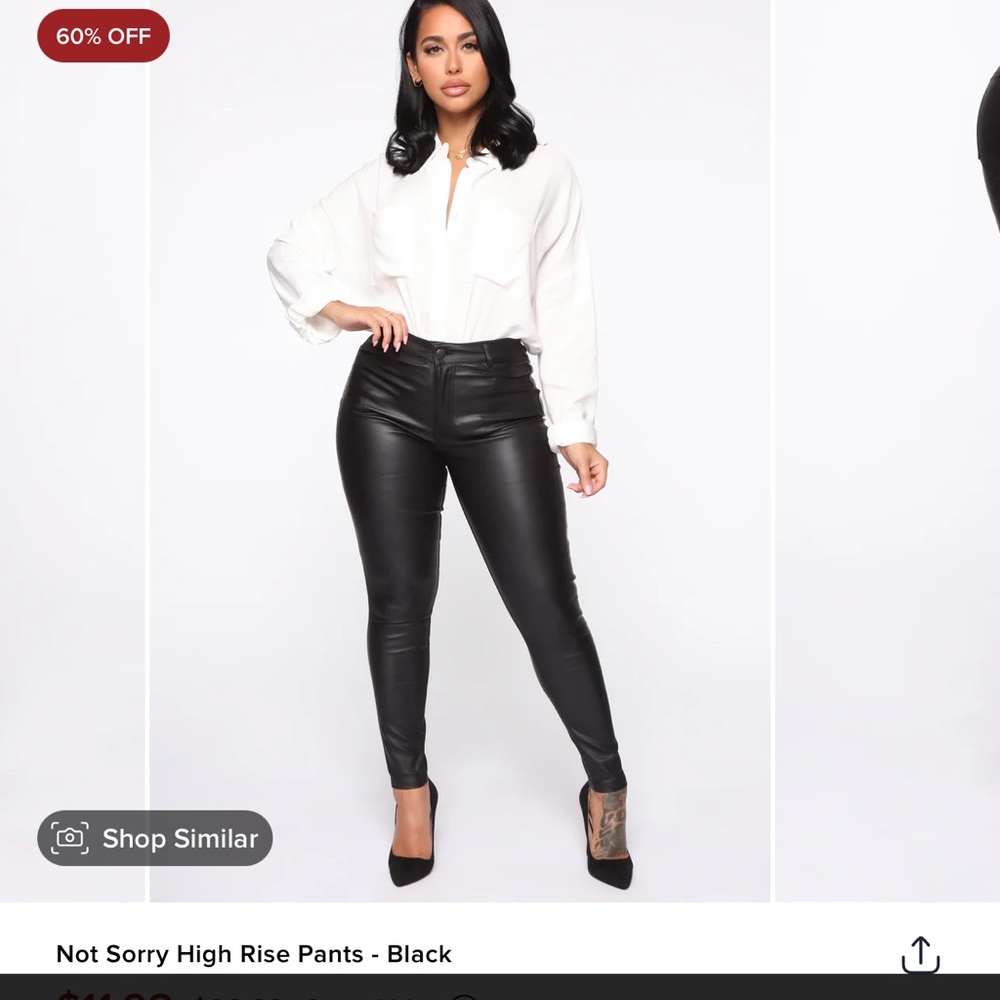 Fashion nova not sorry high rise pant